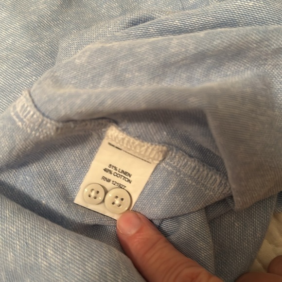 Johnny-O Light Blue Button Down - Picture 7 of 7